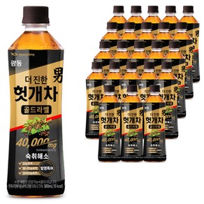 광동 더 진한 헛개차 골드라벨, 500ml, 24개