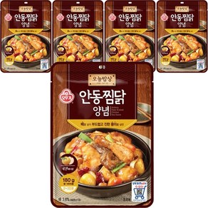 오뚜기 오늘밥상 안동찜닭 양념, 5개, 180g