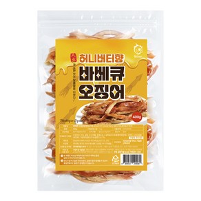 해야미 허니버터향 바베큐 오징어, 400g, 1개