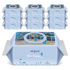 페넬로페 본보야지 퐁피두 아기물티슈 캡형, 75g, 70개입, 10개