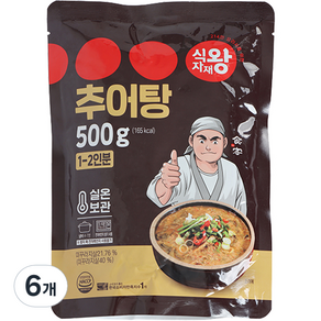 식자재왕 추어탕, 500g, 6개