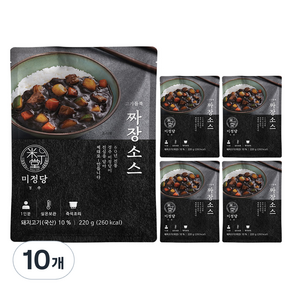 미정당 고기듬뿍 짜장소스, 220g, 10개