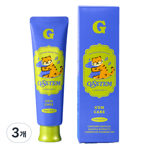 오스템파마 G 잇몸 케어 치약 클린포레스트향, 120g, 3개