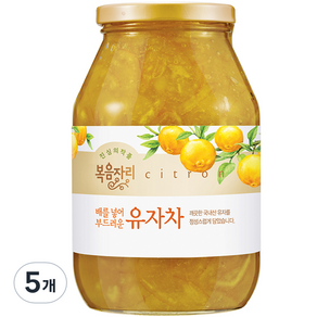 복음자리 배를 넣어 부드러운 유자차, 1.03kg, 1개입, 5개