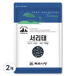 독도사랑 서리태콩, 700g, 2개