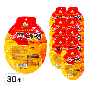 매콤한 꾸이맨 어포스낵, 30g, 30개