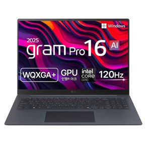 LG전자 2025 그램 프로 16 코어Ulta7 애로우레이크 방문설치, 타이탄 블루, 1TB, 32GB, WIN11 Home, 16Z90TP-KD7BK