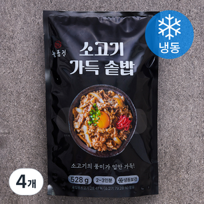 늘품정 소고기 가득 솥밥 밀키트 (냉동), 528g, 4개