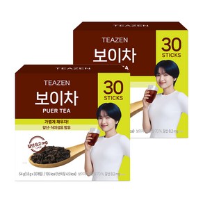 티젠 보이차 분말스틱, 1.8g, 30개입, 2개