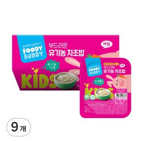 푸디버디 부드러운 유기농 차조밥 3p