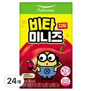 풀무원 비타미니즈 자두 음료, 24개, 140ml