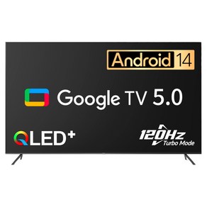 이스트라 4K UHD QLED 120Hz AI 맥스 구글 5.0 스마트 TV, 215cm(85인치), AU857QLED, 스탠드형, 방문설치