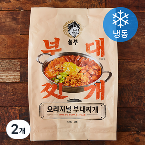 놀부 오리지널 부대찌개 (냉동), 528g, 2개