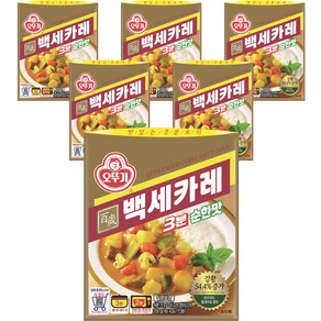 오뚜기 백세카레 순한맛, 200g, 6개