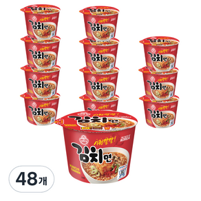 오뚜기 김치면 용기 105g, 48개