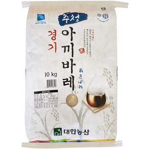 대한농산 2024년산 햅쌀 경기 추청 아끼바레 백미, 상등급, 10kg, 1개