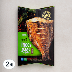 풀무원 1400도 직화 가자미, 90g, 2개