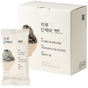 프로틴방앗간 하루단백질바 흑임자, 450g, 1개