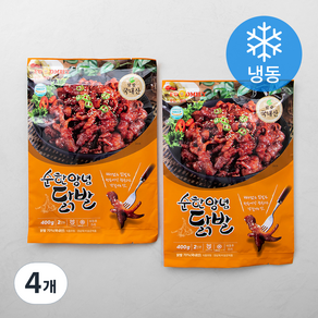 푸드밀리 순한양념닭발 (냉동), 400g, 4개