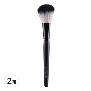 리빙조이 JOYBEAUTY 파우더 브러쉬 L234, 블랙, 2개