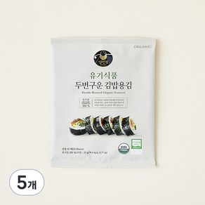 [만전김] 유기식품 구운 김밥김 22g(10매), 22g, 5개