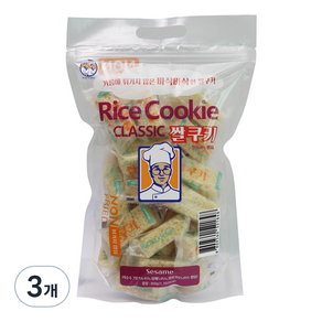 쌀쿠키 클래식 쌀쿠키, 3개, 300g