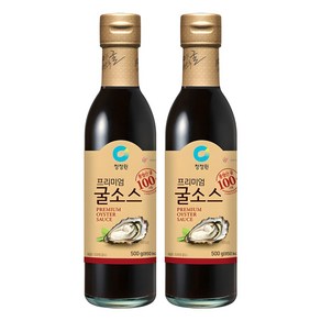 청정원 프리미엄 굴소스, 500g, 2개