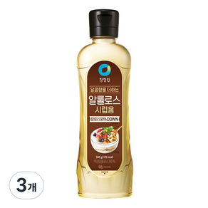 청정원 알룰로스 시럽용, 500g, 3개