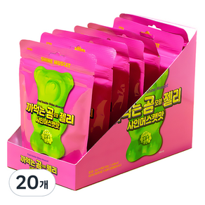 피치코리아 까먹는 곰 모양 젤리 샤인머스캣, 20개, 40g