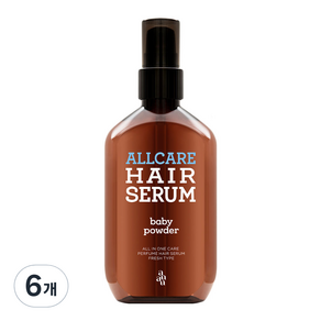 아유아유 올케어 헤어세럼 베이비파우더향, 100ml, 6개