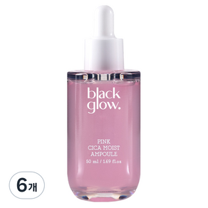 2SOL 블랙글로우 핑크 시카 모이스트 앰플, 6개, 50ml