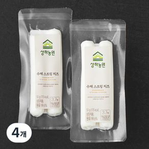 상하농원 수제 스트링 치즈, 50g, 4개