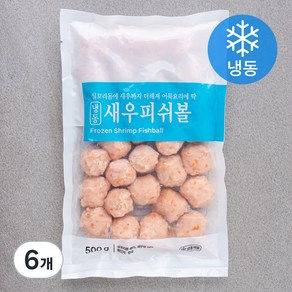 세미원 새우 피쉬볼 (냉동), 500g, 6개