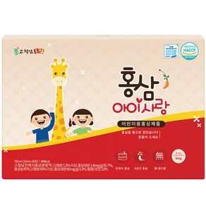 고철남홍삼 홍삼아이사랑 어린이용 홍삼제품, 30회분, 750ml, 1개