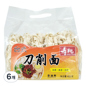 도삭면, 400g, 6개