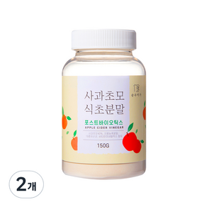 순수미가 사과 초모 식초 분말 포스트바이오틱스, 150g, 2개