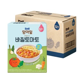 맘마밀 안심소스 바질토마토 2p