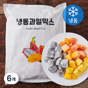 냉동 과일믹스 (냉동), 6개, 1kg