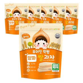 퓨어잇 떡뻥 쌀과자 30g, 양파, 6개