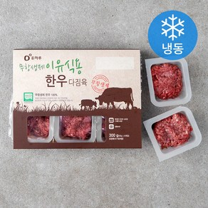 돈마루 무항생제인증 한우 다짐육 이유식용 (냉동), 300g, 1개