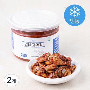 초록햇살 양념꼬막장 (냉동), 2개, 250g