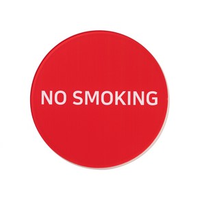 스튜디오투명 금연 문구 표지판, NO SMOKING, 1개