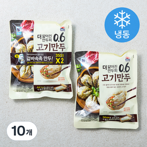 사조 0.6 고기만두 (냉동), 350g, 10개