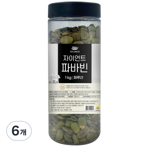 더담은 페루산 자이언트 파바빈, 1kg, 6개