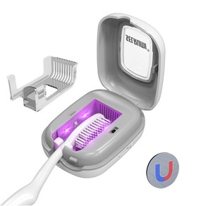 셀루미 UV 살균 앤 건조 휴대용 칫솔살균기 SEL-TSD290UV, 매트 화이트