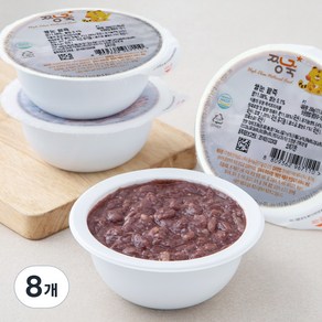 짱죽 웰빙죽 쌀눈 팥죽 (냉장), 200g, 8개