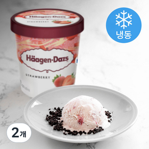 하겐다즈 파인트 스트로베리 (냉동), 473ml, 1개입, 2개