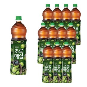 초록매실 웅진 초록매실 제로, 1.5L, 12개