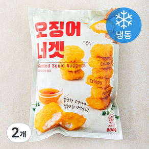 오징어 너겟 40p (냉동), 800g, 2개