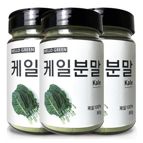 헬로우그린 케일 분말, 80g, 3개